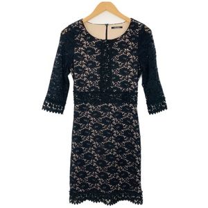 3/4 Black Laced Dress